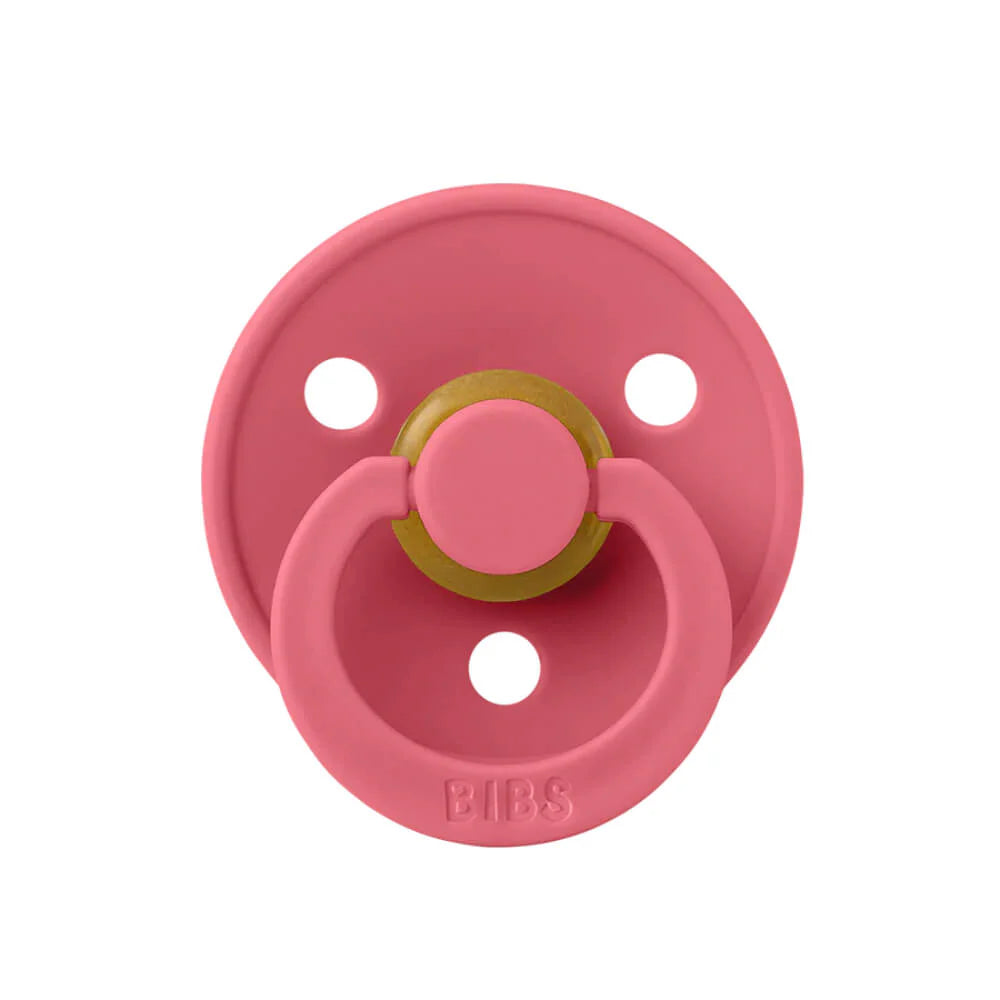 BIBS Colour Latex Round Pacifier, Size 2