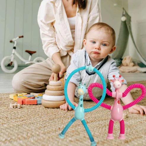 Giraffe Telescopic Suction Toy: A Fun and Engaging Playtime Companion