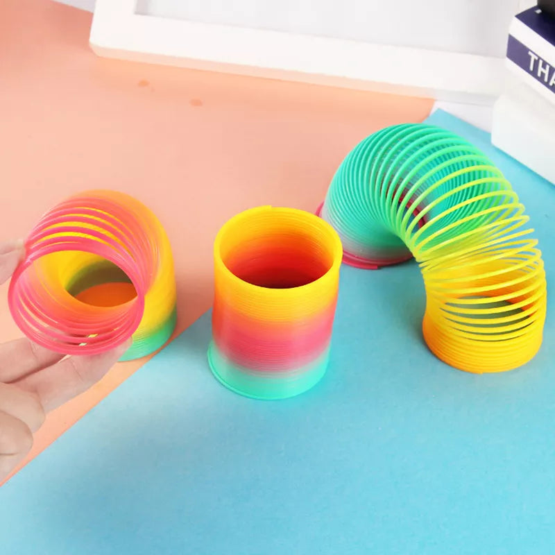 Why Every Kid Loves Playing with a Rainbow Spring Coil Toy