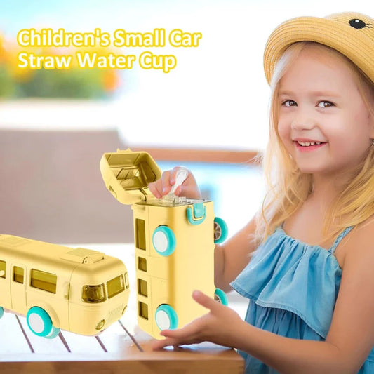 How the Bus Shape Water Bottle Makes School and Travel More Fun for Kids