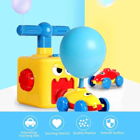 Balloon Racer Car Toy: No Batteries, Just Pure Balloon-Powered Fun!