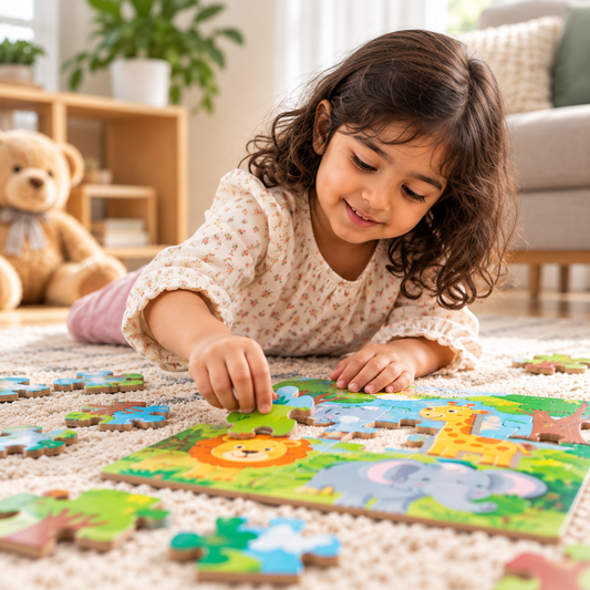 How Construction and Puzzle Toys Aid Early Learning