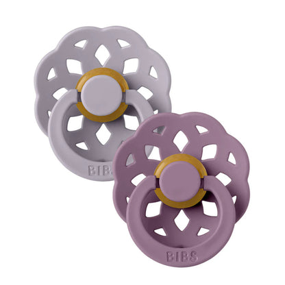 BIBS Boheme Latex Round Pacifier, Size 1 (Pack of 2)