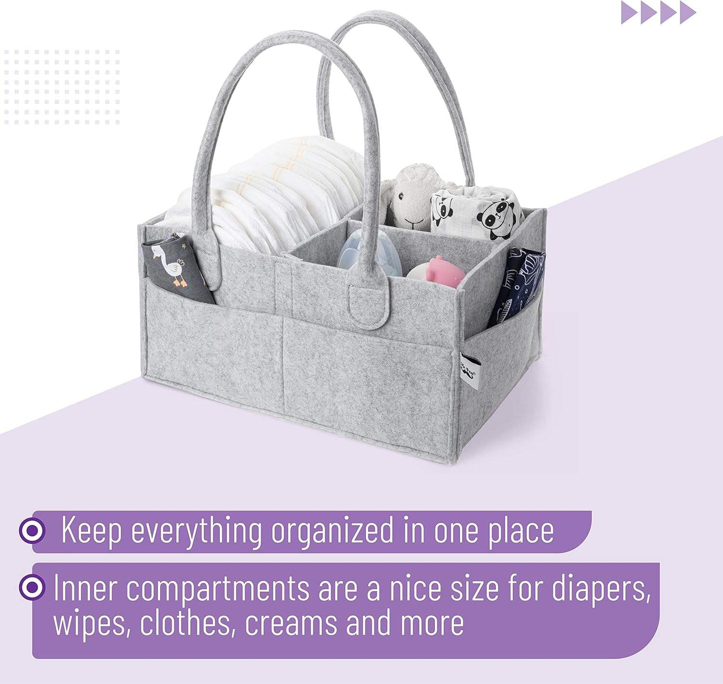 Baby Diaper Caddy Organizer