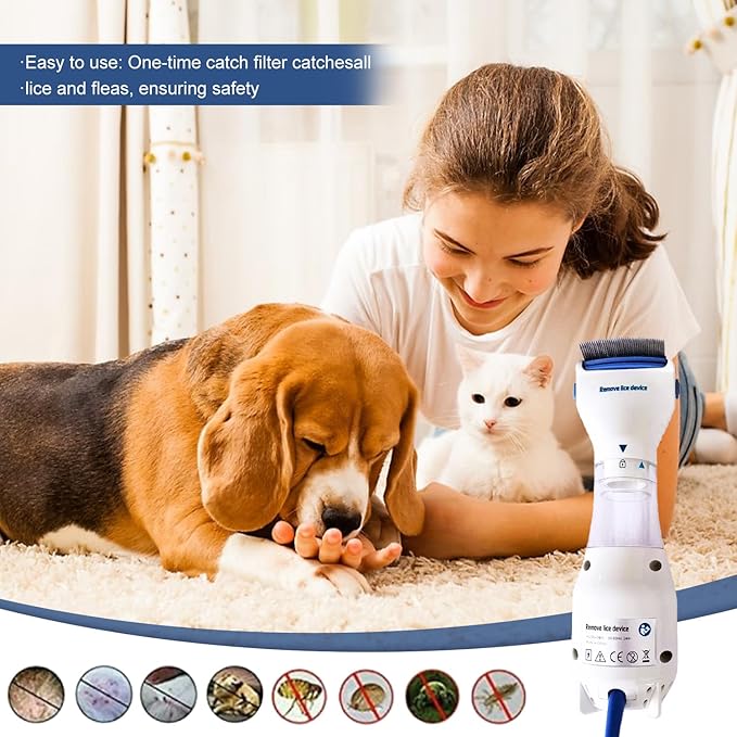 Electric Flea/Ticks/Lice Remover For Pets